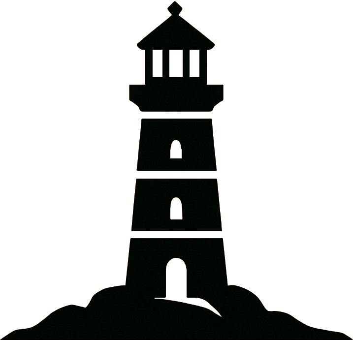 Lighthouse silhouette
